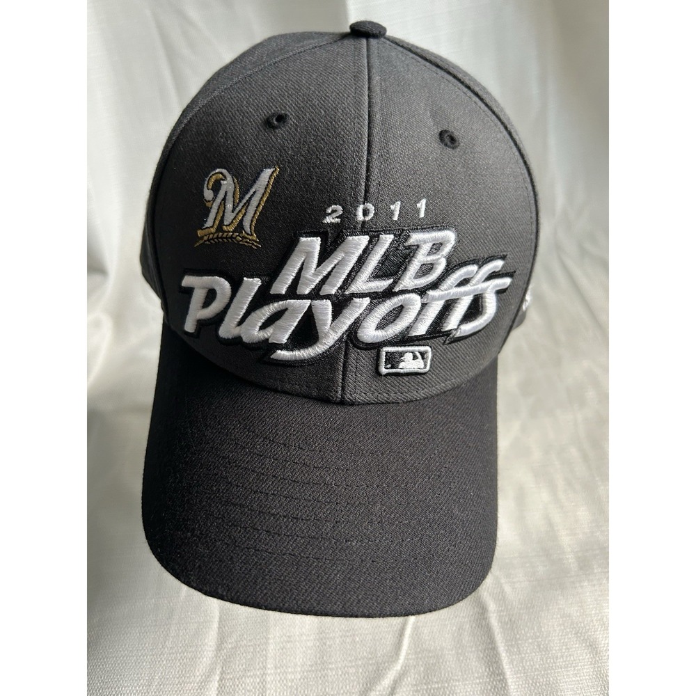 Milwaukee Brewers MLB 2011 Playoffs Authentic Snapback Hat - 47 Brand
